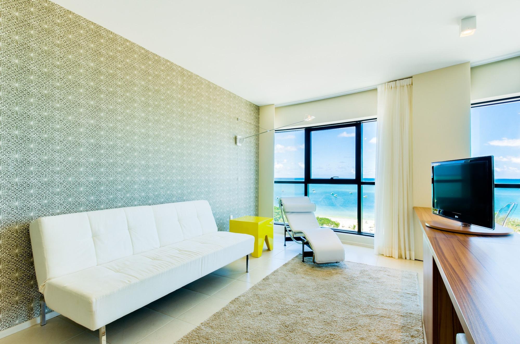 Meridiano Hotel Maceió Zewnętrze zdjęcie A living room with a sofa bed