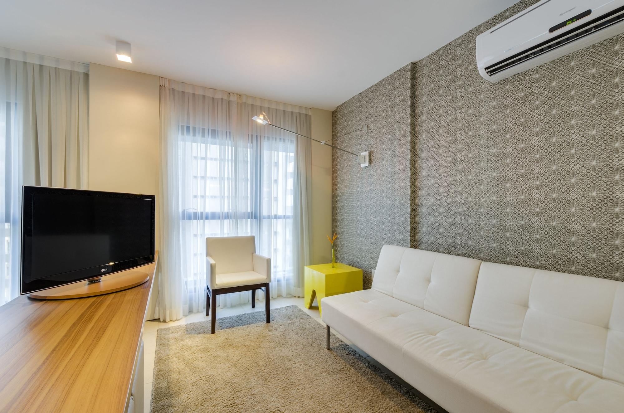 Meridiano Hotel Maceió Zewnętrze zdjęcie A living room with a sofa bed